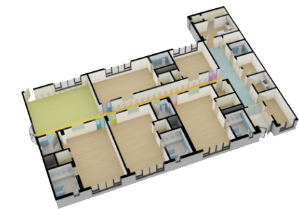 어린이집 평면도 아이소메트릭