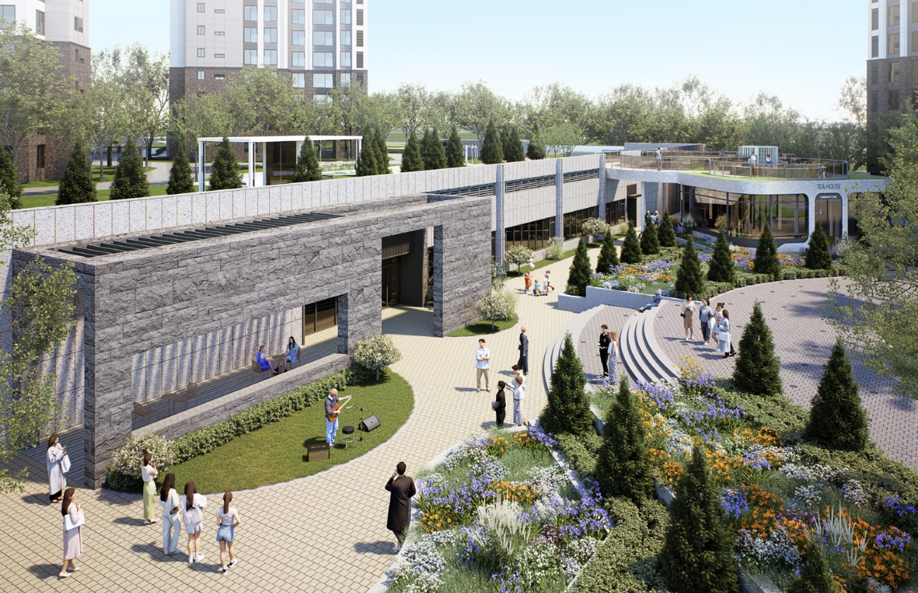 커뮤니티 라운지 조감도